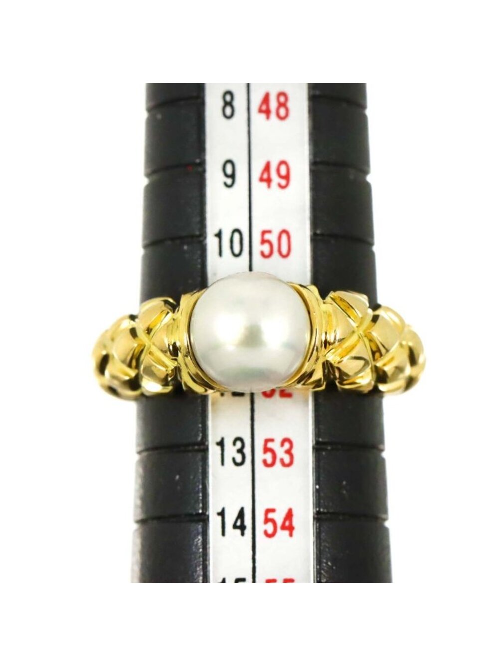 Tiffany & Co Akoya Pearl Ring 18k Yellow Gold - Picture 6 of 9
